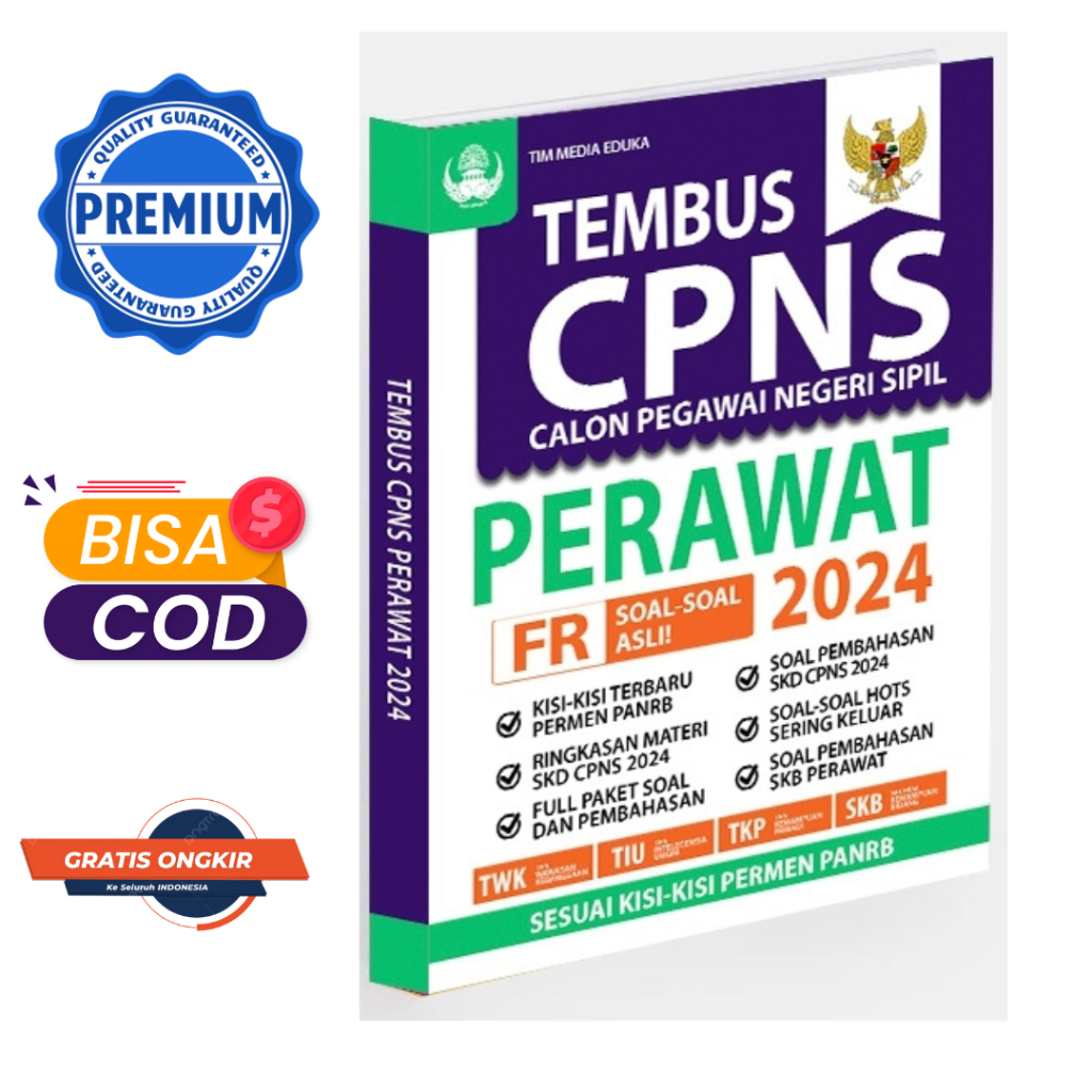 BUKU TEMBUS CPNS PERAWAT 2024 - TWK-TIU-TKP-SKB