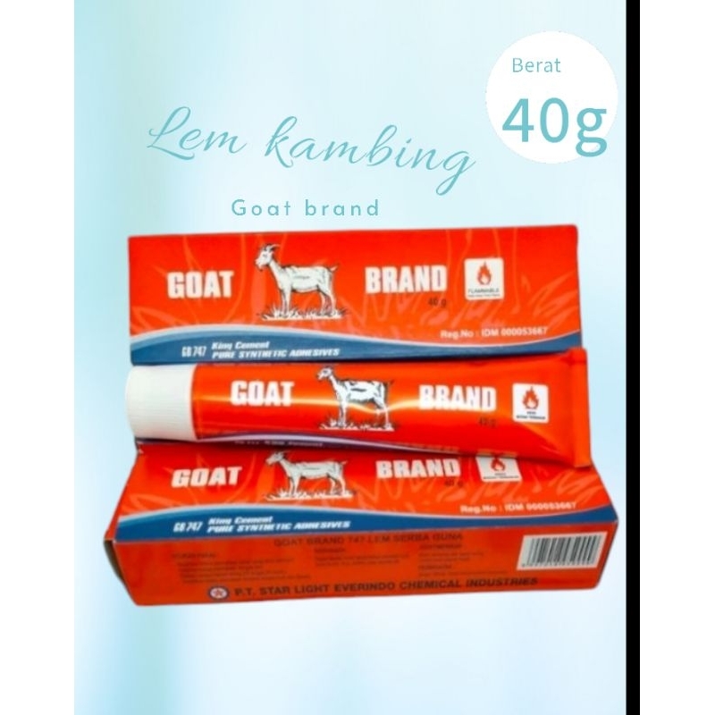 LEM KAMBING GOAT/lem kambing tube/lem kambing odol