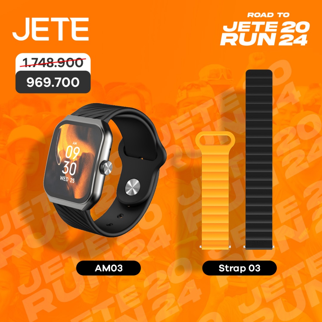 Smartwatch JETE AM3 Mode Custom Face Bundle Strap 03