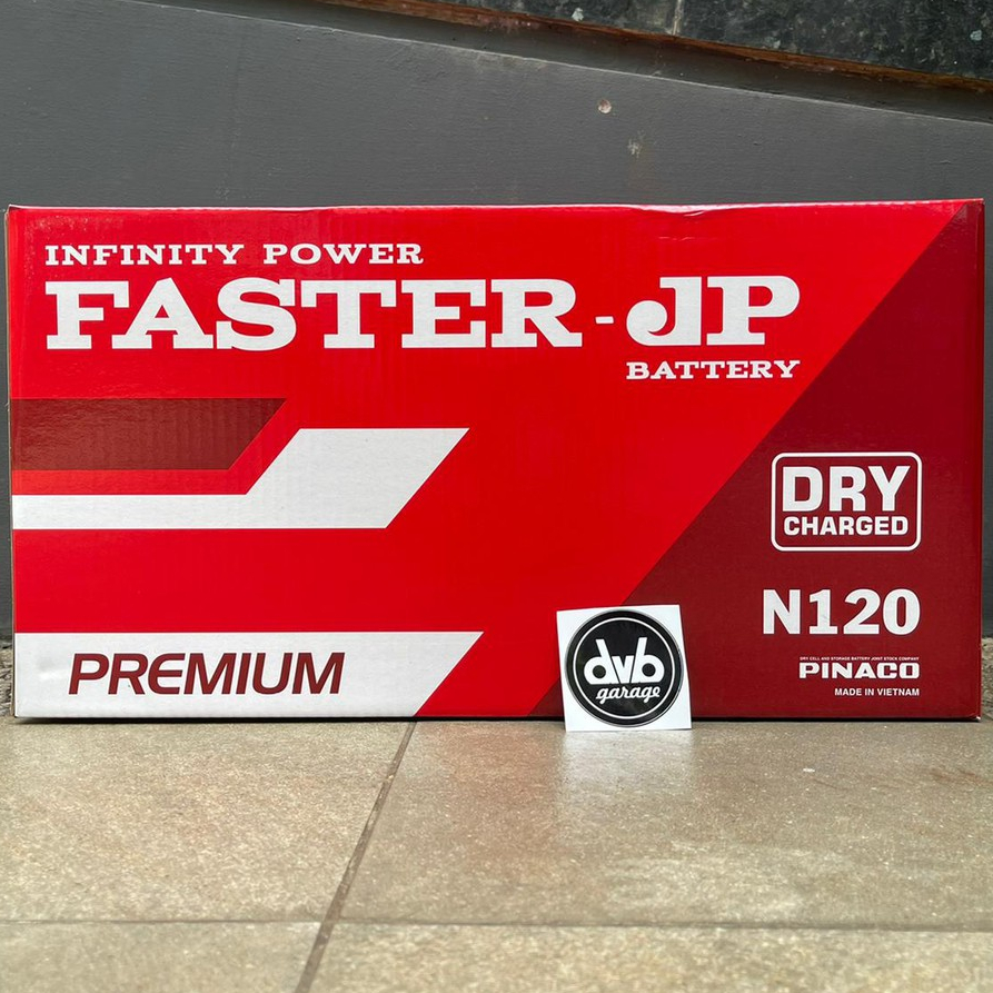 ACCU FASTER JP N120 12V 120AH - AKI BASAH BATERAI BATTERY