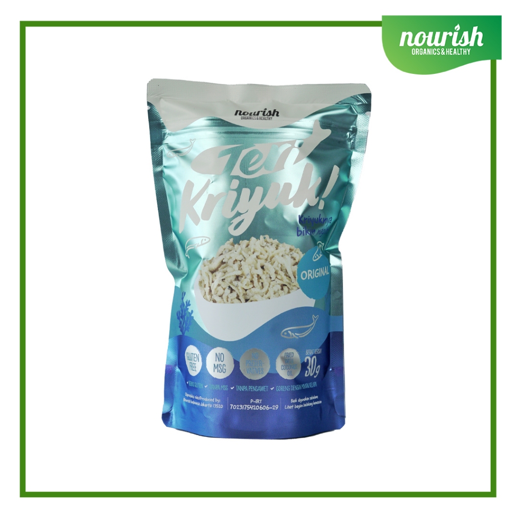

Nourish Teri Kriyuk! Gluten-Free Tanpa MSG - Original 30 gr
