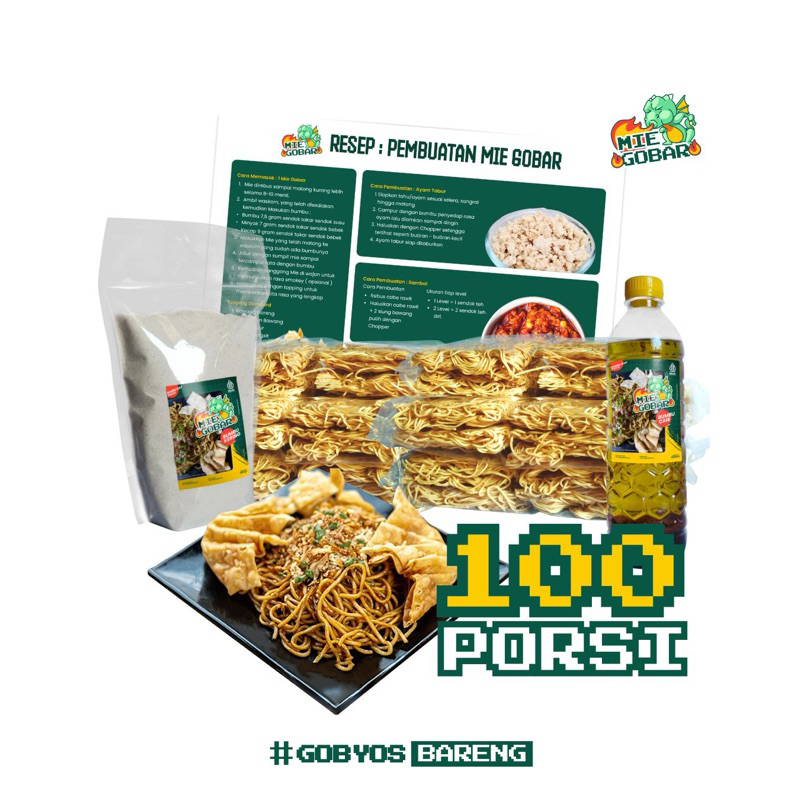 

Paket 100 Porsi Mie lengkap Bumbu | Mie Gacoan | Wizzmie | Miegobar |Bisniskuliner |