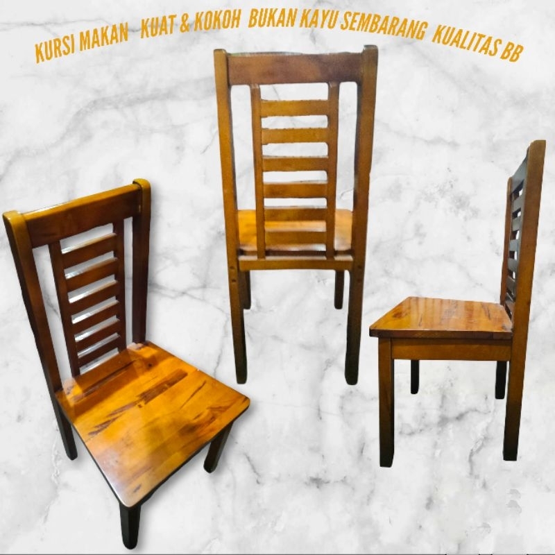 KURSI EX RESTO & CAFE // KURSI MAKAN // KURSI KAYU KUALITAS EXPORT [GRADE:BB]