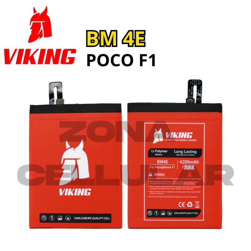 BATERAI POCO F1 (BM4E) DOUBLE POWER VIKING