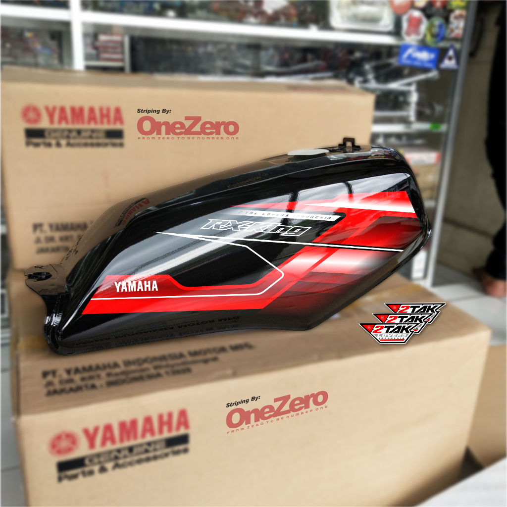 Striping Transparan Hologram Rx King 2008 / Stiker Striping Variasi Yamaha RX King