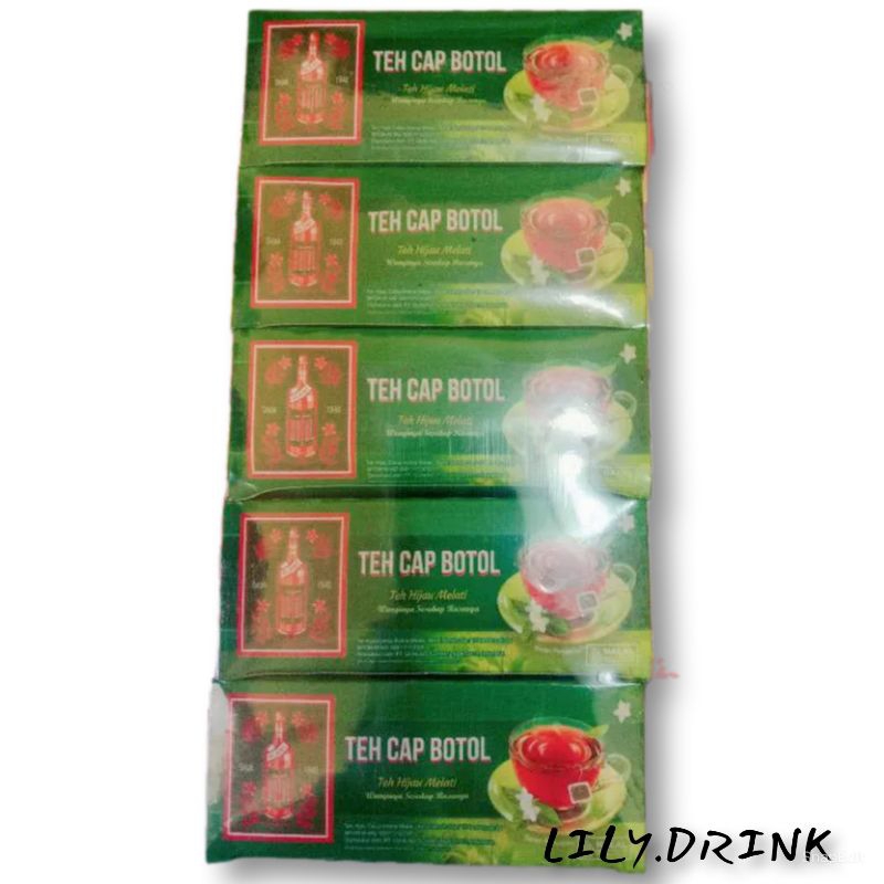 

TEH CAP BOTOL CELUP ISI @15 KANTONG