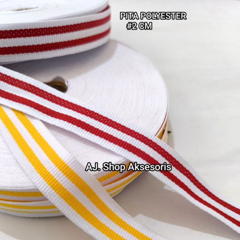 

PITA POLYESTER LEBAR 2,5 DAN 2 CM HARGA PER ROLL