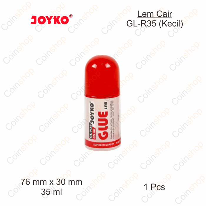 

Liquid Glue Lem Cair Kertas Joyko 35ml 35 ml GL-R35 Per Pcs