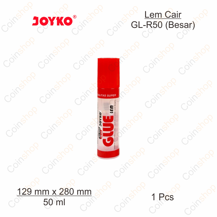 

Liquid Glue Lem Cair Kertas Joyko 50ml 50 ml GL-R50 Per Pcs