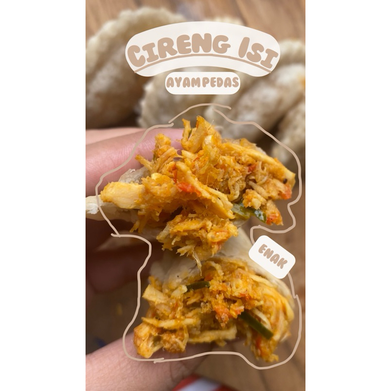 

Cireng Isi Ayam Bakso Ati Jando mini