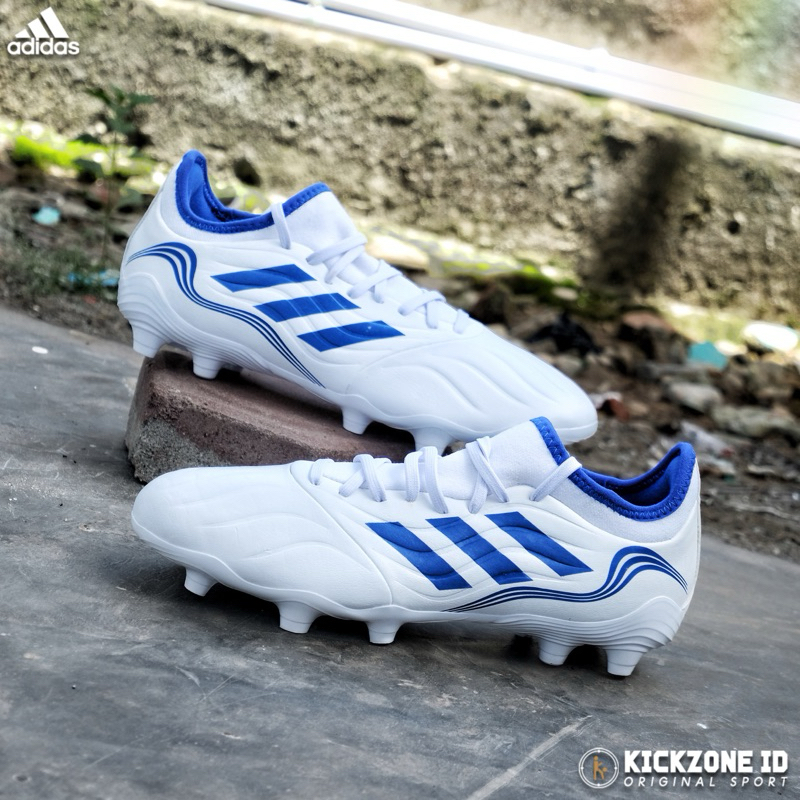 Sepatu Bola Adidas Copa Sense.3 FG - White Blue GW4959 Original BNIB
