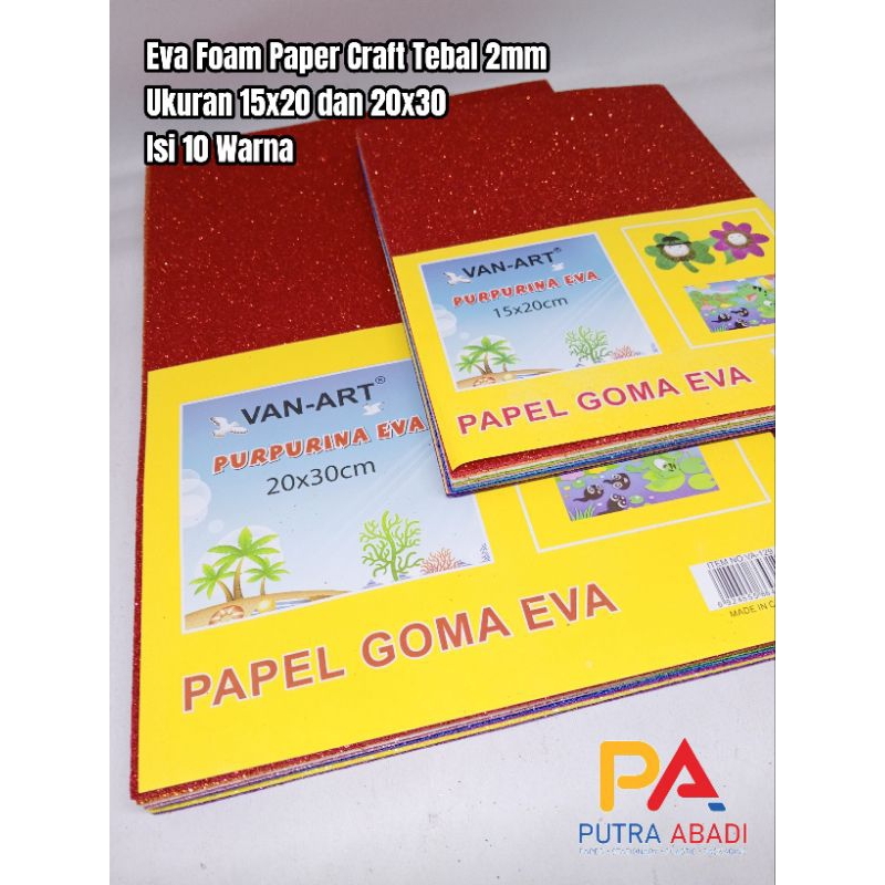 

Eva Foam Craft Warna Glitter/ Foam Kerajinan / Foam Art