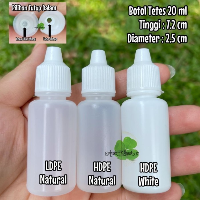 Botol Tetes 20 ml botol vitamin tetes essens
