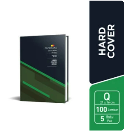 

BUKU PAPERLINE KWARTO 100 / Hardcover Paperline PPL Kwarto Quarto 100