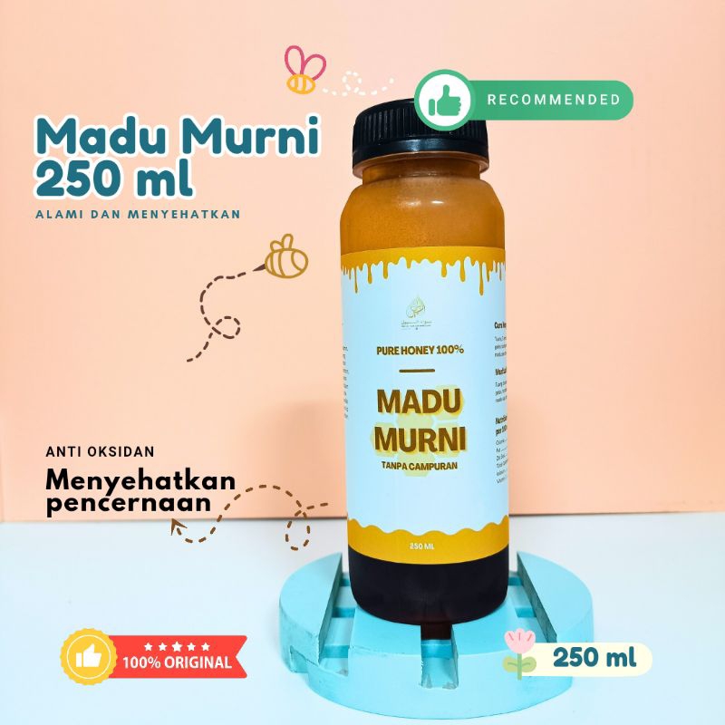 

Madu Murni Madu Asli Tanpa Campuran 250 ml