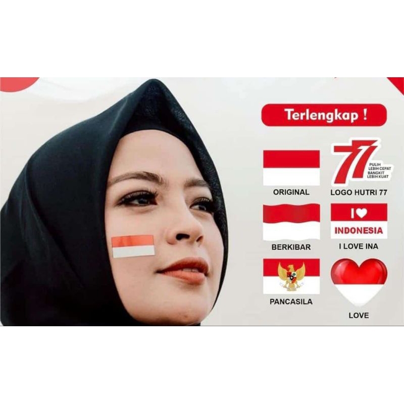 

Stiker Pipi Merah Putih Kualitas Tinggi dengan Desain yang Menarik - Paper, Stationery