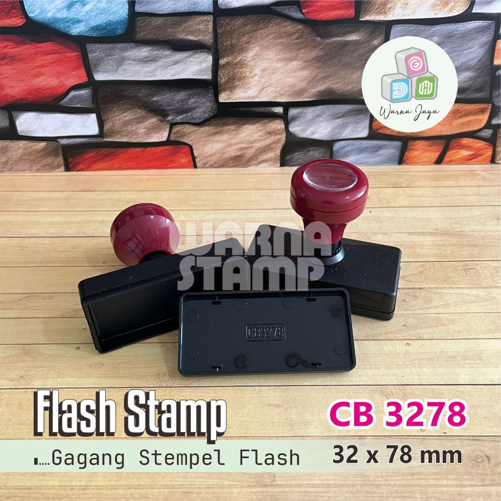 

Gagang Stempel Flash 3278 mm / Paket 1 Biji / Gagang Stamp Flash Persegi Panjang / Hanya Gagang Saja