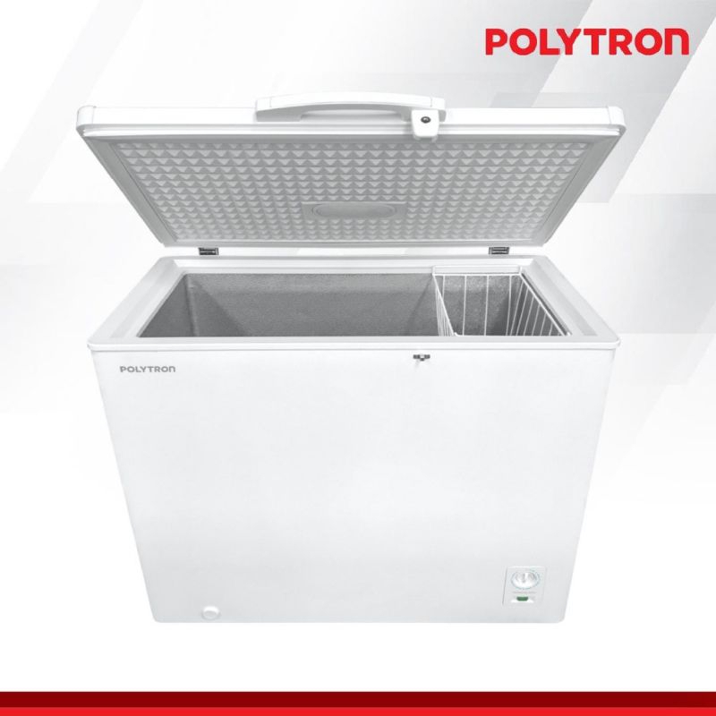 POLYTRON Chest Freezer Box Pembeku Kapasitas 300 Liter PCF-317 Garansi Resmi