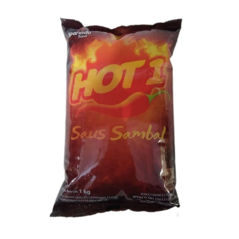 

SAUS SAMBAL HOT 1 EXTRA PEDAS SAUS BANTAL 1KG