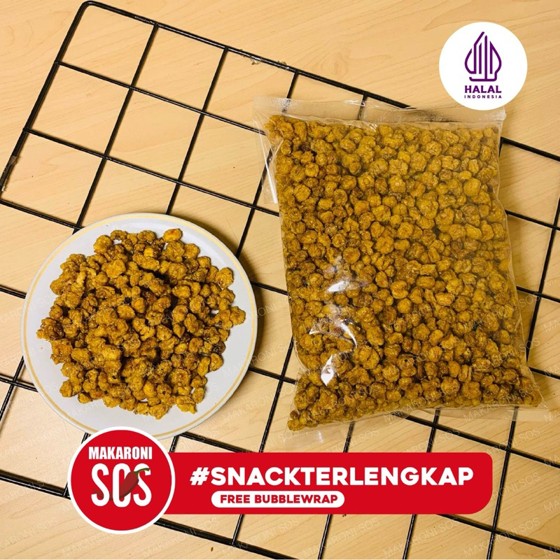 

Marning Jagung Rasa Asin & Pedas 1KG Marning Jagung Renyah Snack Jagung Asli