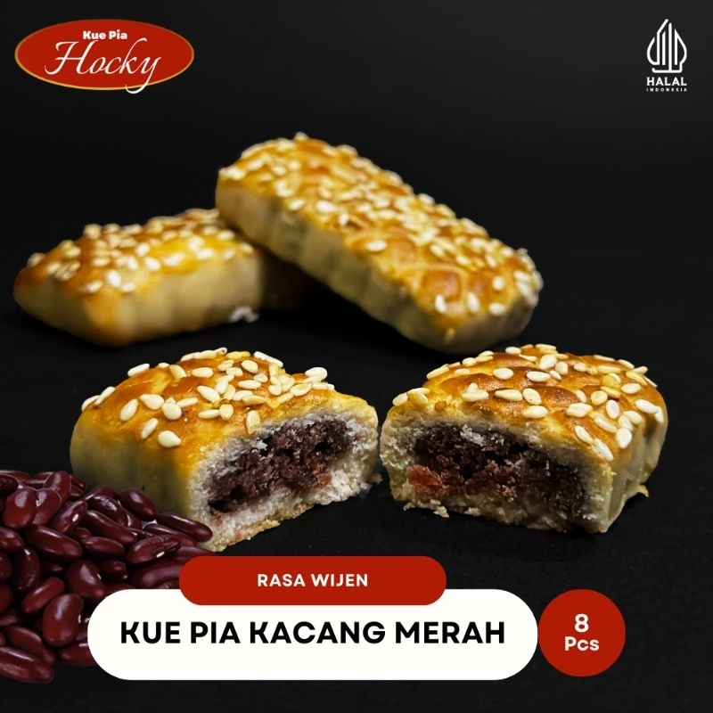 

Kue Pia HOCKY - Isi kacang Merah Rasa Wijen (8pcs/250gr)