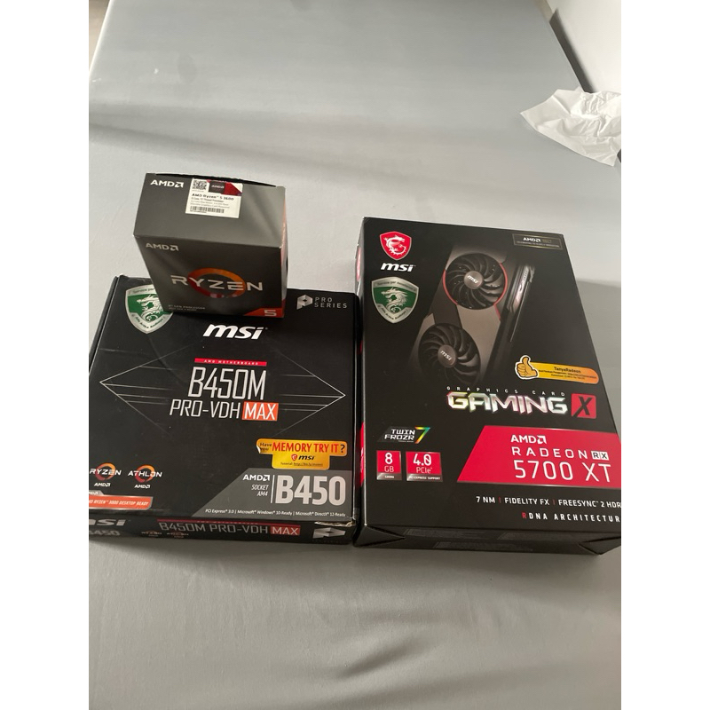 AMD RADEON  RX 5700XT + Ryzen 3600 paket