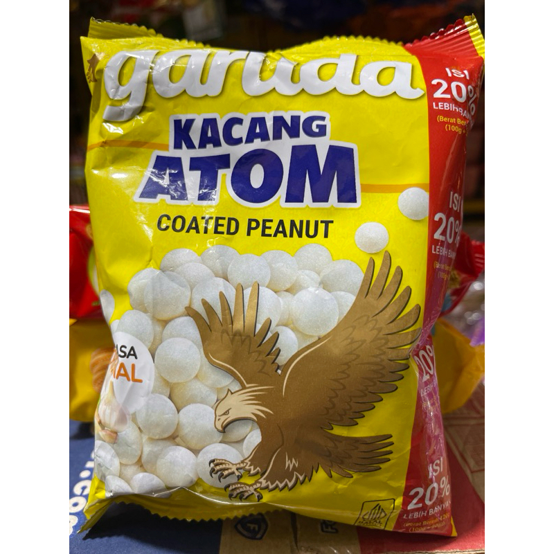 

KACANG ATOM GARUDA 120GR ( 1 PCS )