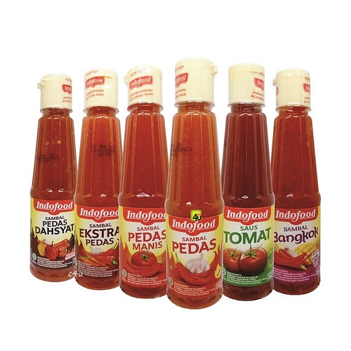 

Saos Sambal dan Saus Tomat Indofood Botol 135ml