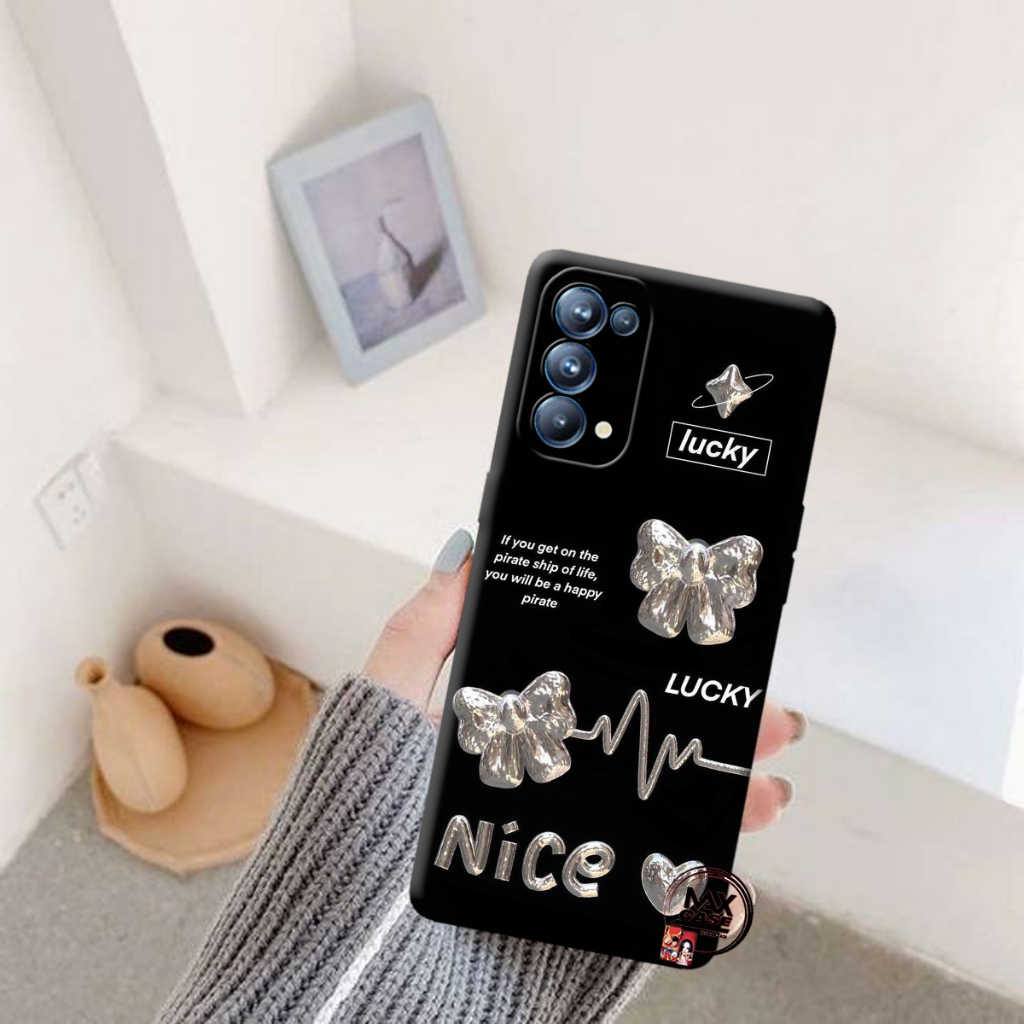 #MOP Softcase Oppo Reno 5 4G  Motif Ashtetic Love - Case Cantik - Case Kekinian - Case Simple - Case