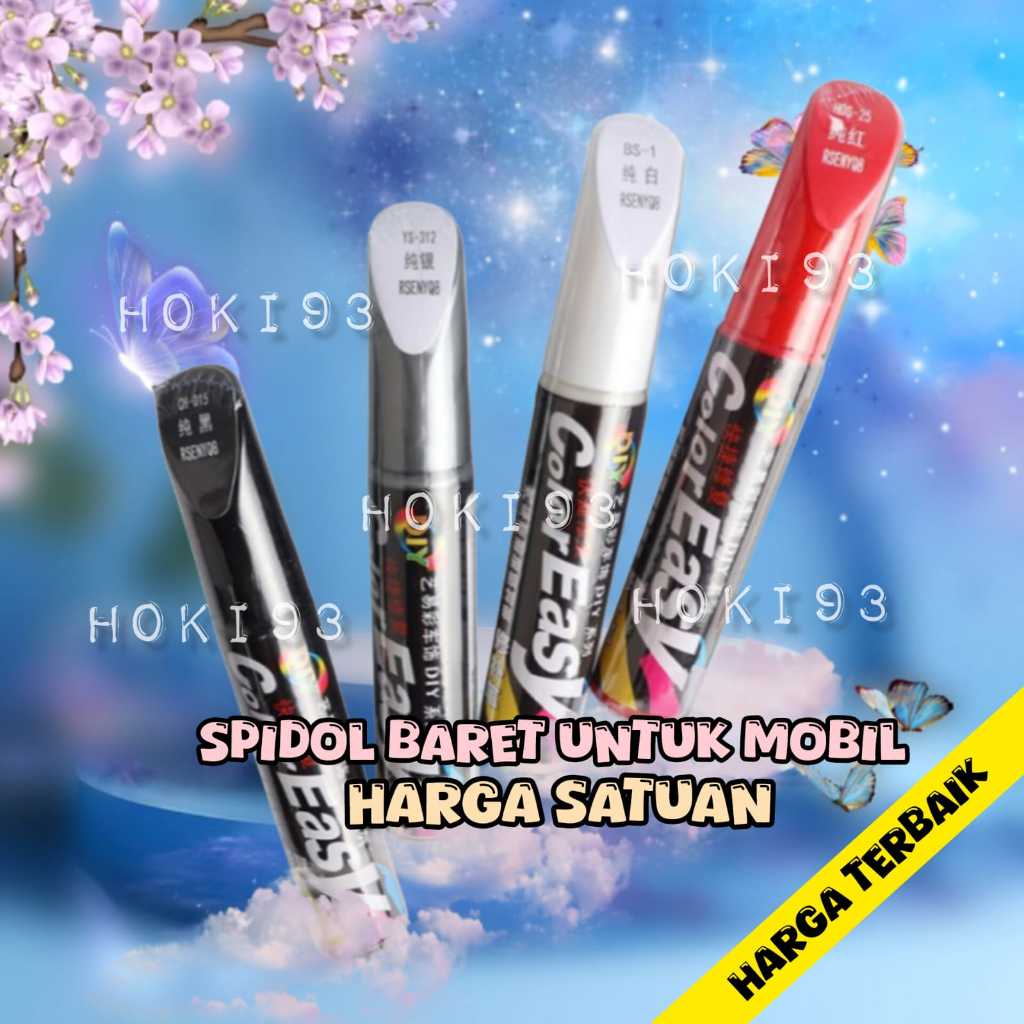 CAT PENGHILANG BARET MOBIL spidol color easy