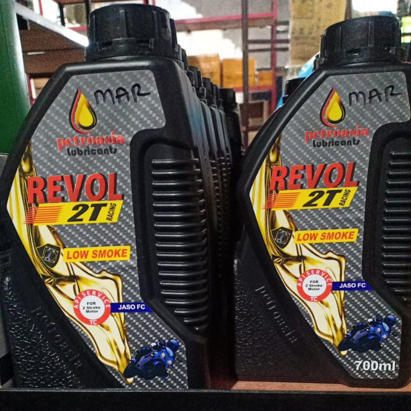 OLI SAMPING 2 T  RACING 2 TAK REVOL PETROASIA LUBRICANT OLI 2T WANGI LOW SMOKE
