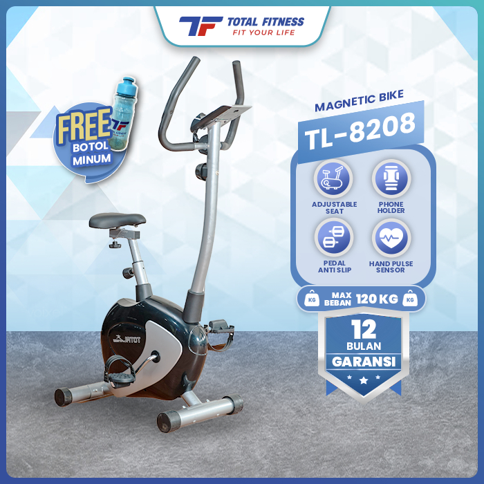 TOTAL FITNESS Sepeda Statis Sepeda Fitness Magnetik Bike TL-8208