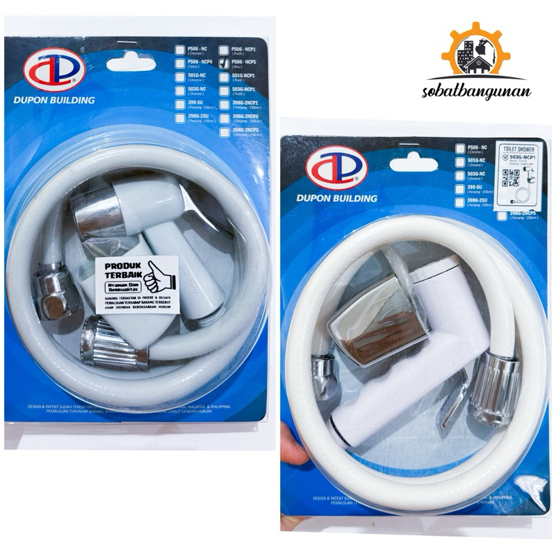DUPON Jet Shower Bidet Cebok / Semprotan Closet 503 (Putih) dan P506 (Biru Muda)