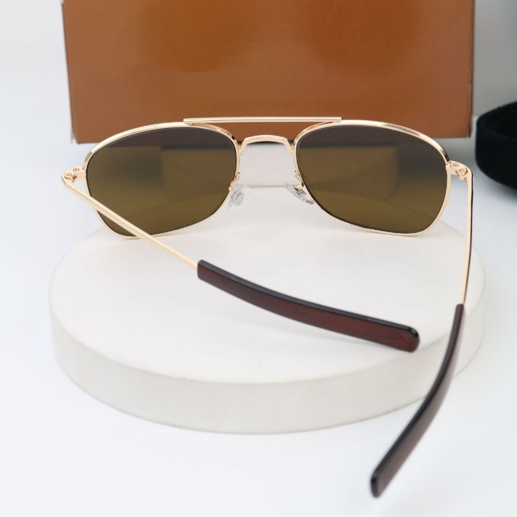 Free Dompat&LapAO54 BesarKacamata Hitam Anti UV400 Kacamata Original Fashion Pria,Sunglasses Lensa