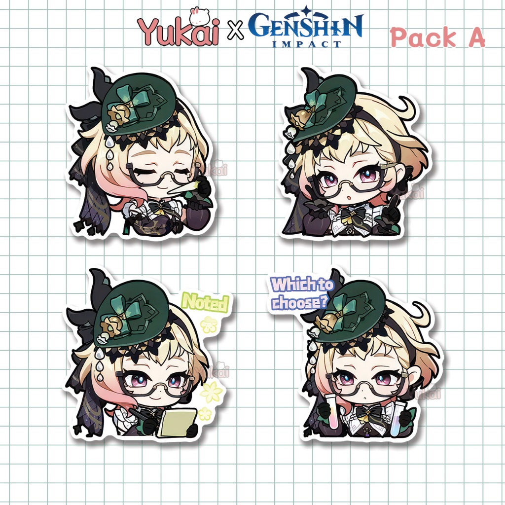 

Stiker Pack Emilie Genshin Impact Premium, Sticker Anime Waterproof