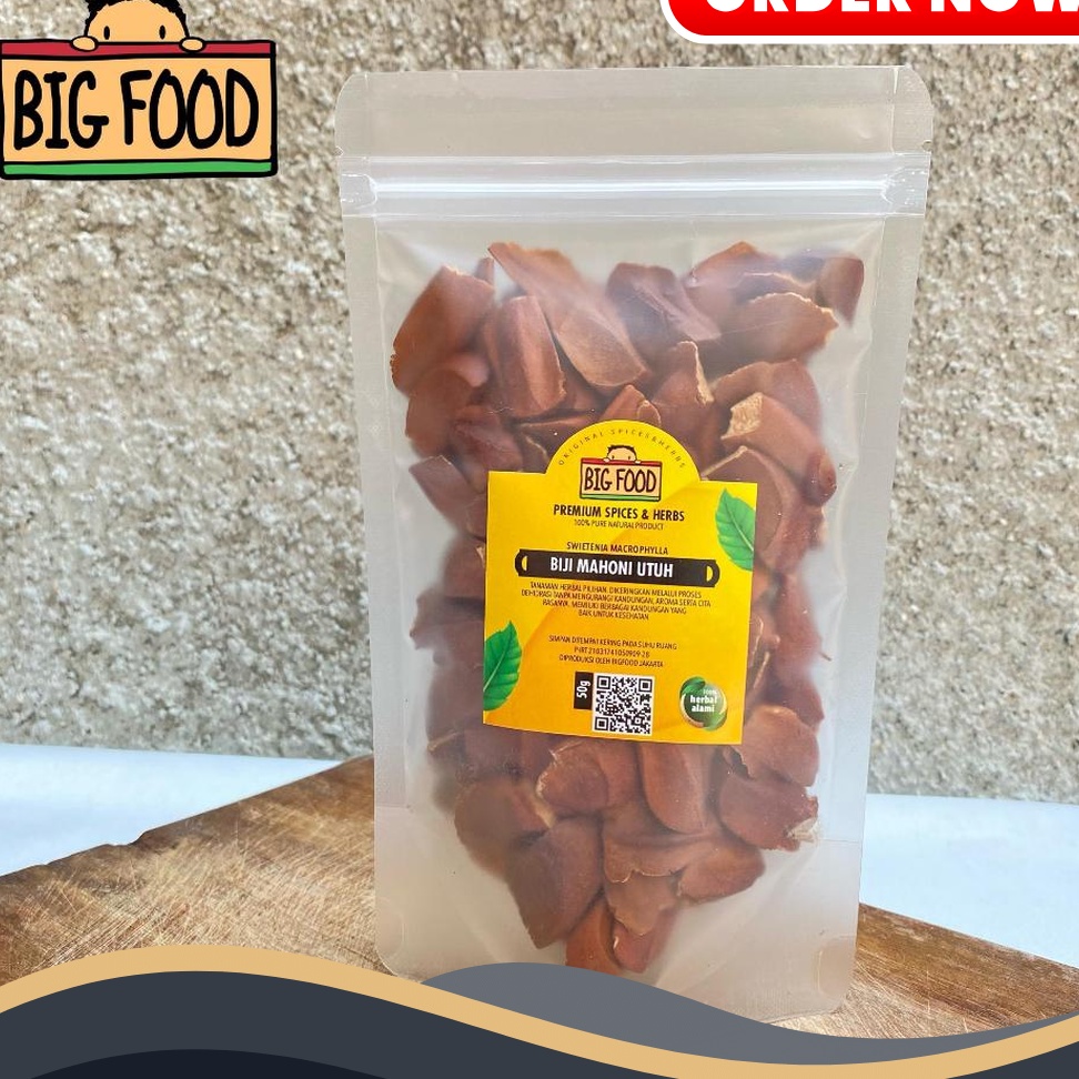 

TERBATAS Big Food Biji Mahoni Utuh 5 gram