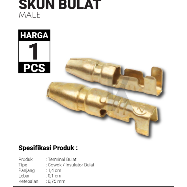 1 SET Skun Bulat Cowo Cewe Untuk Kabel