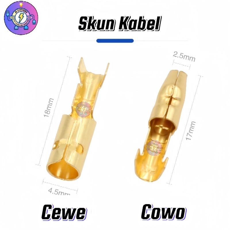 Skun/Sekun Kabel Motor atau Mobil Bulat  cowo dan cewe Kuningan