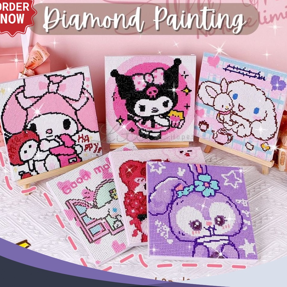 

BERKUALITAS BACA DESKRIPSI DIAMOND PAINTING DIY Full Drill Kanvas ukuran 2x2 3x3 15x2CM Aesthetic Canvas Painting Kit dengan Frame Lukis Mudah Kreatif Sanrio Lucu Aktivitas Anak Kuromi Spongebob Lotso viral kado ulang tahun