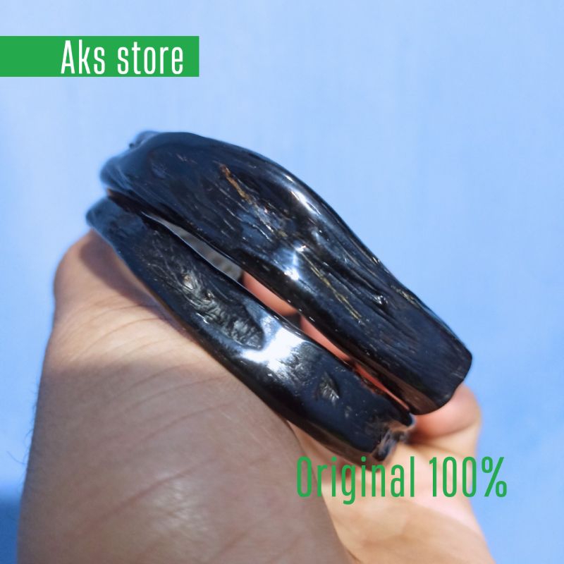 Gelang akar bahar merah body hitam