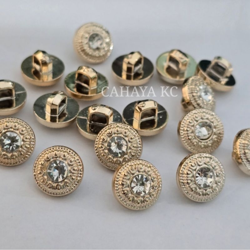 100 Pcs KANCING Mutiara Hias permata Mini 18L 11 mm Jamur Permata kancing baju Accesoris