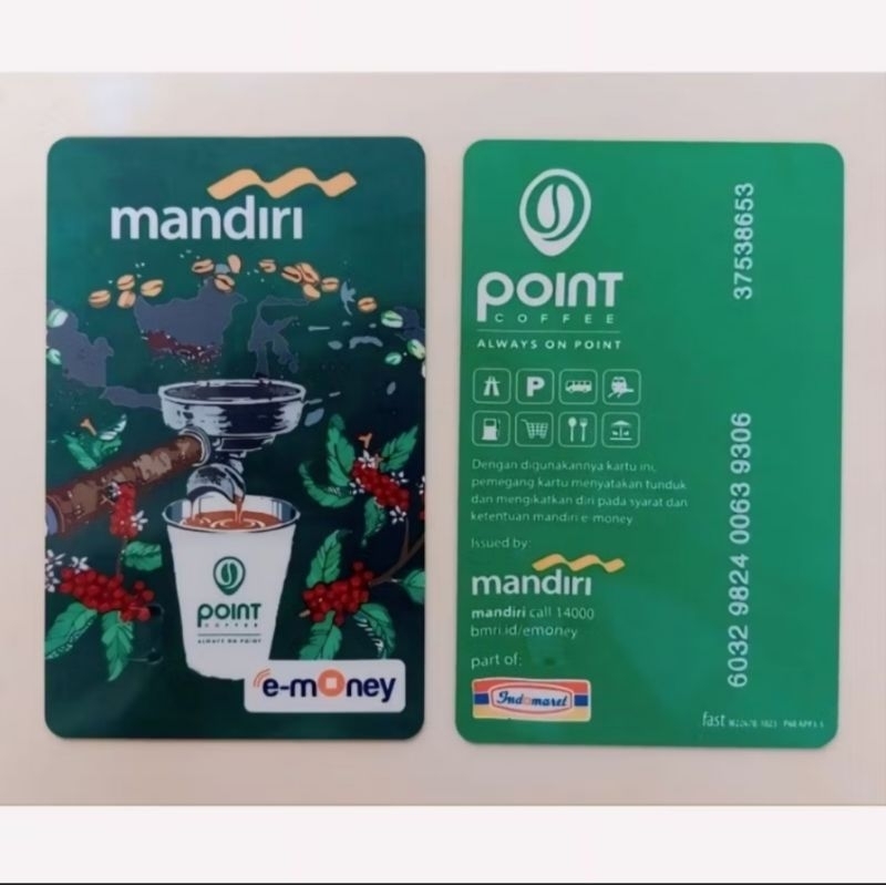 E-toll Emoney Mandiri Point Coffee