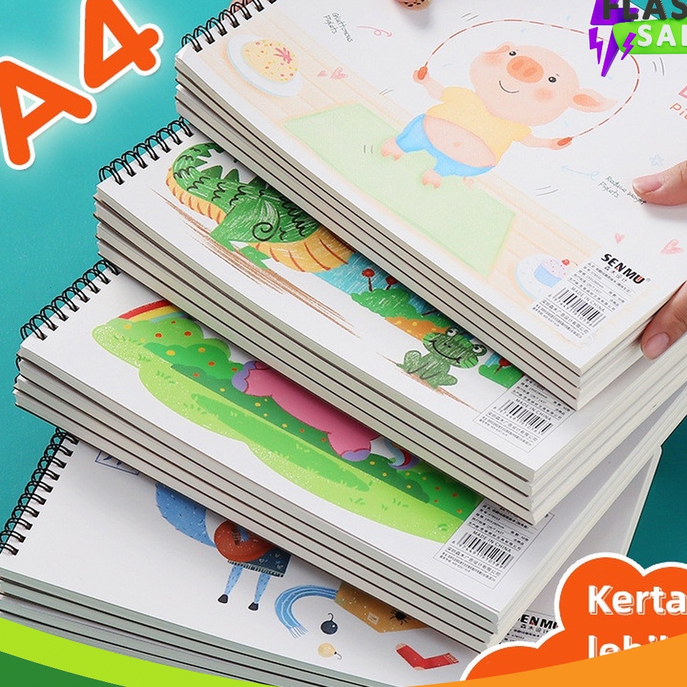 

EKSTRA PROMO WaterColor Book Kertas Buku Lukis 35 Lembar Buku Gambar Desain Melukis Water Colour Paper Cat Air Tebal 1gsm Lukis