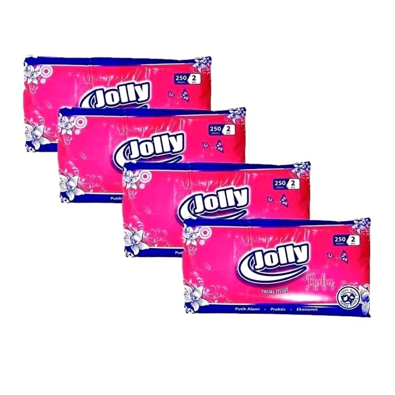 [PAKET HEMAT] TISSUE TISU JOLLY 4PACK 250&200Sheets