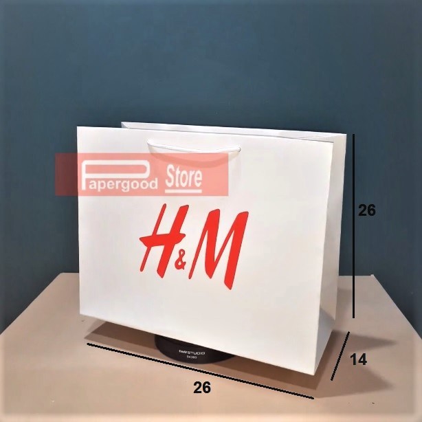 

Paper bag H&M premium landscape 2 sisi