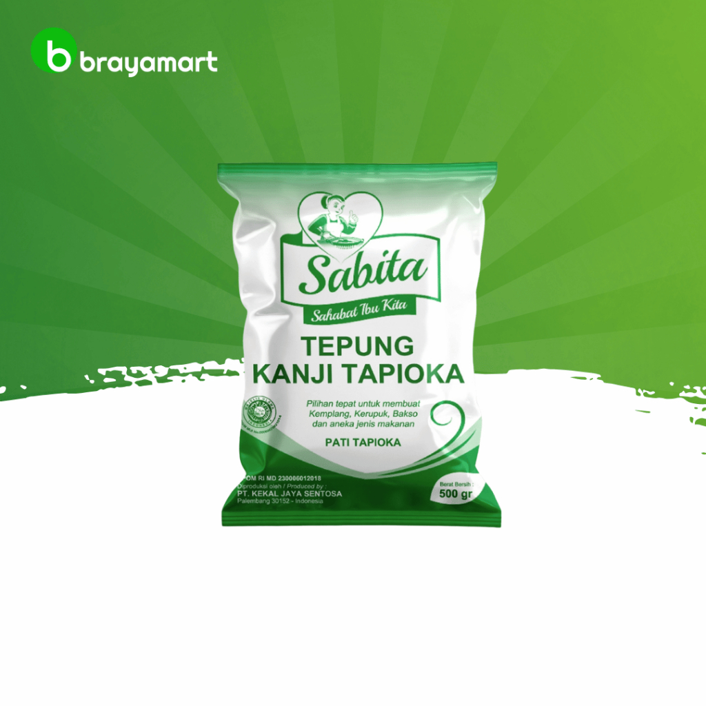

Sabita tepung tapioka 500 gram Brayamart