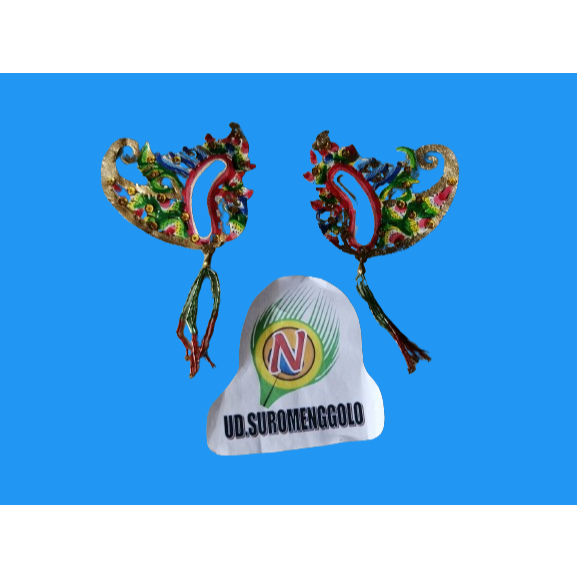 SUMPING KULIT / HIASAN TELINGA / KLONOSEWANDONO / WAYANG / TARI / PILIS / JARANAN / CELENG SEPASANG