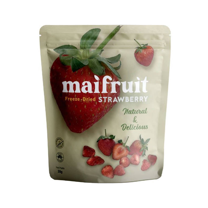 

Maifruit Freeze Dried Fruits Strawberry 20gr Buah kering sehat