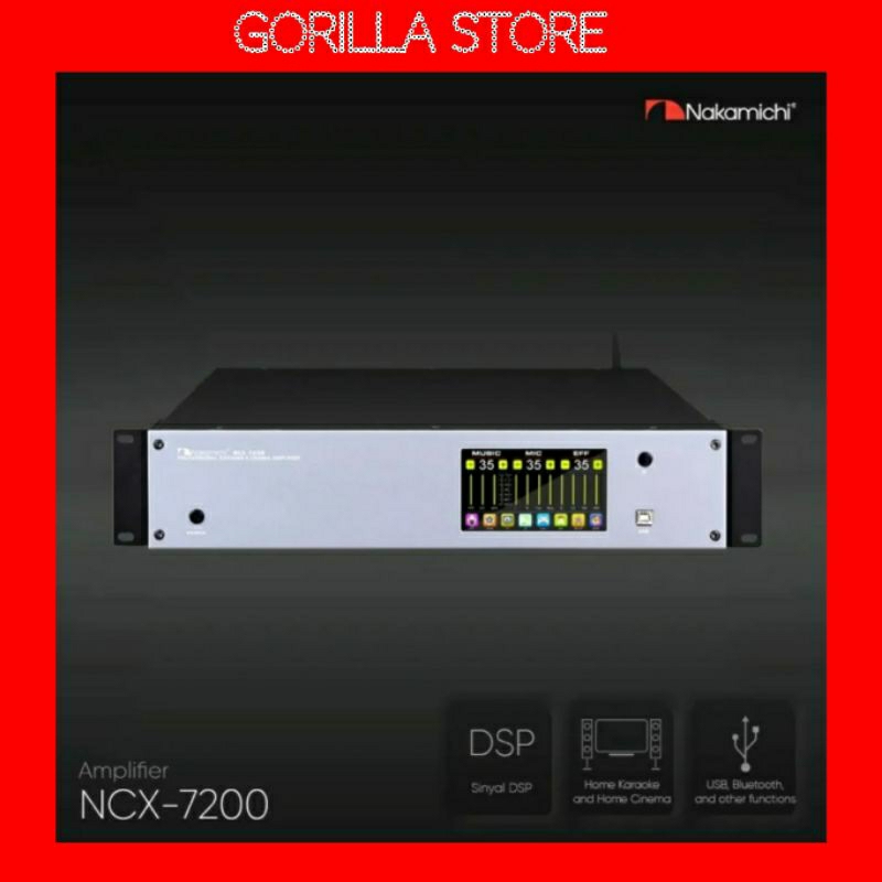 Nakamichi NCX7200 Amplifier Karaoke & Home Theater 7.1 ch