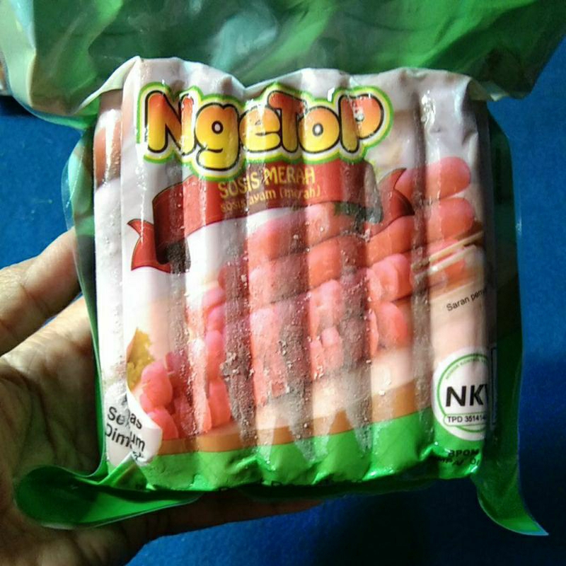 

Sosis ayam ngetop 500 gram 20 pcs sosis merah frozenfood